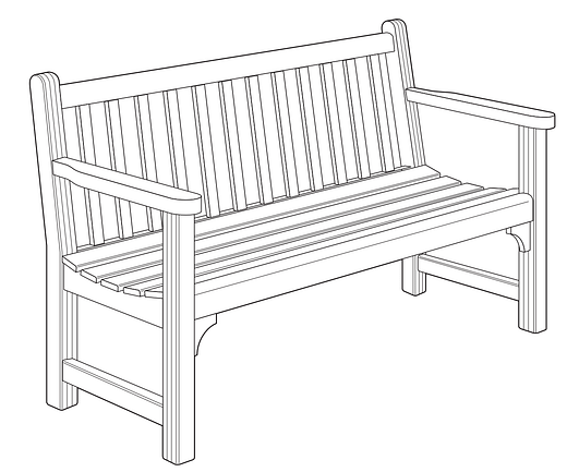 garden bench plans image