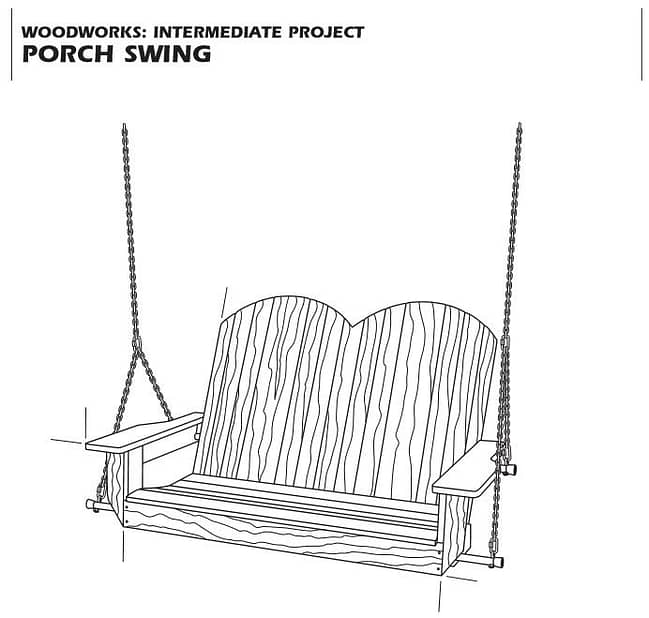 teds woodworking review image of porch swing